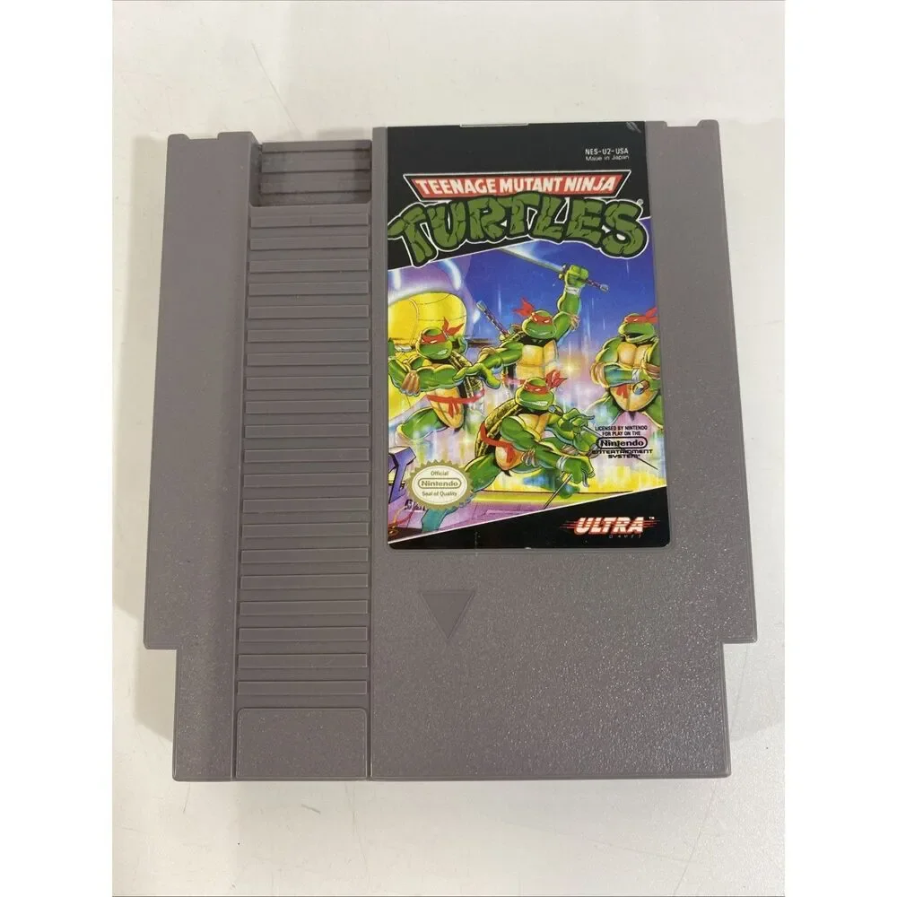 Vtg Nintendo‎ NES Teenage Mutant Ninja Turtles Game 1985 Ultra Japan NES-U2-USA